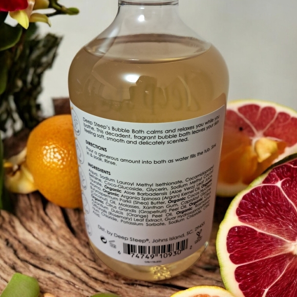 Deep Steep Grapefruit Bergamot Bubble Bath 17 fl oz - Picture 3 of 6
